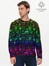 Мужской лонгслив базовый / ЛОГОТИПЫ РОК ГРУППЫ (P007_P004ooo1832867, P004ooo1832867)