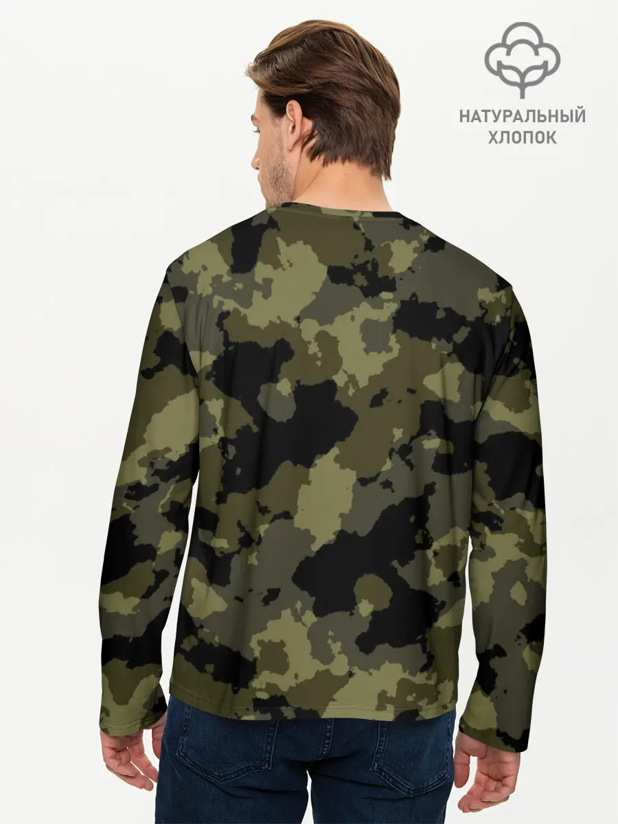 Мужской лонгслив базовый / Real men do fishing (P007_P004ooo1833529, P004ooo1833529)