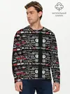 Мужской лонгслив базовый / ЛОГОТИПЫ РОК ГРУПП (P007_P004ooo1832839, P004ooo1832839)
