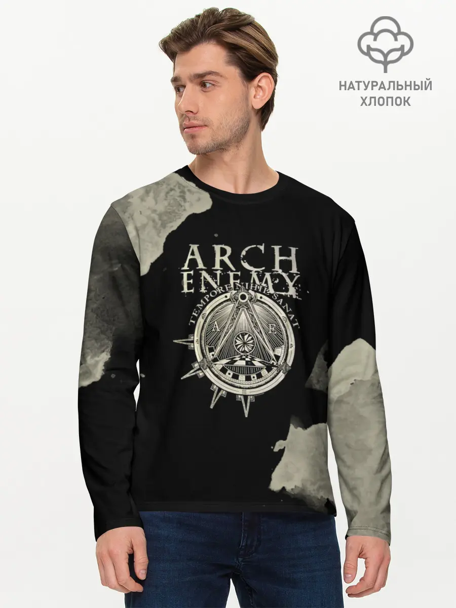 Мужской лонгслив базовый / Arch Enemy (P007_P004ooo1835607, P004ooo1835607)