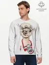 Мужской лонгслив базовый / #NoDrama (P007_P004ooo1834307, P004ooo1834307)
