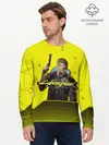 Мужской лонгслив базовый / CYBERPUNK 2077 (P007_P004ooo1840129, P004ooo1840129)