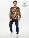Мужской лонгслив базовый / Грибы (P007_P004ooo1840167, P004ooo1840167)