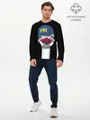 Мужской лонгслив базовый / FBI (P007_P004ooo1838317, P004ooo1838317)