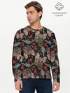 Мужской лонгслив базовый / Бульдоги (P007_P004ooo1838417, P004ooo1838417)