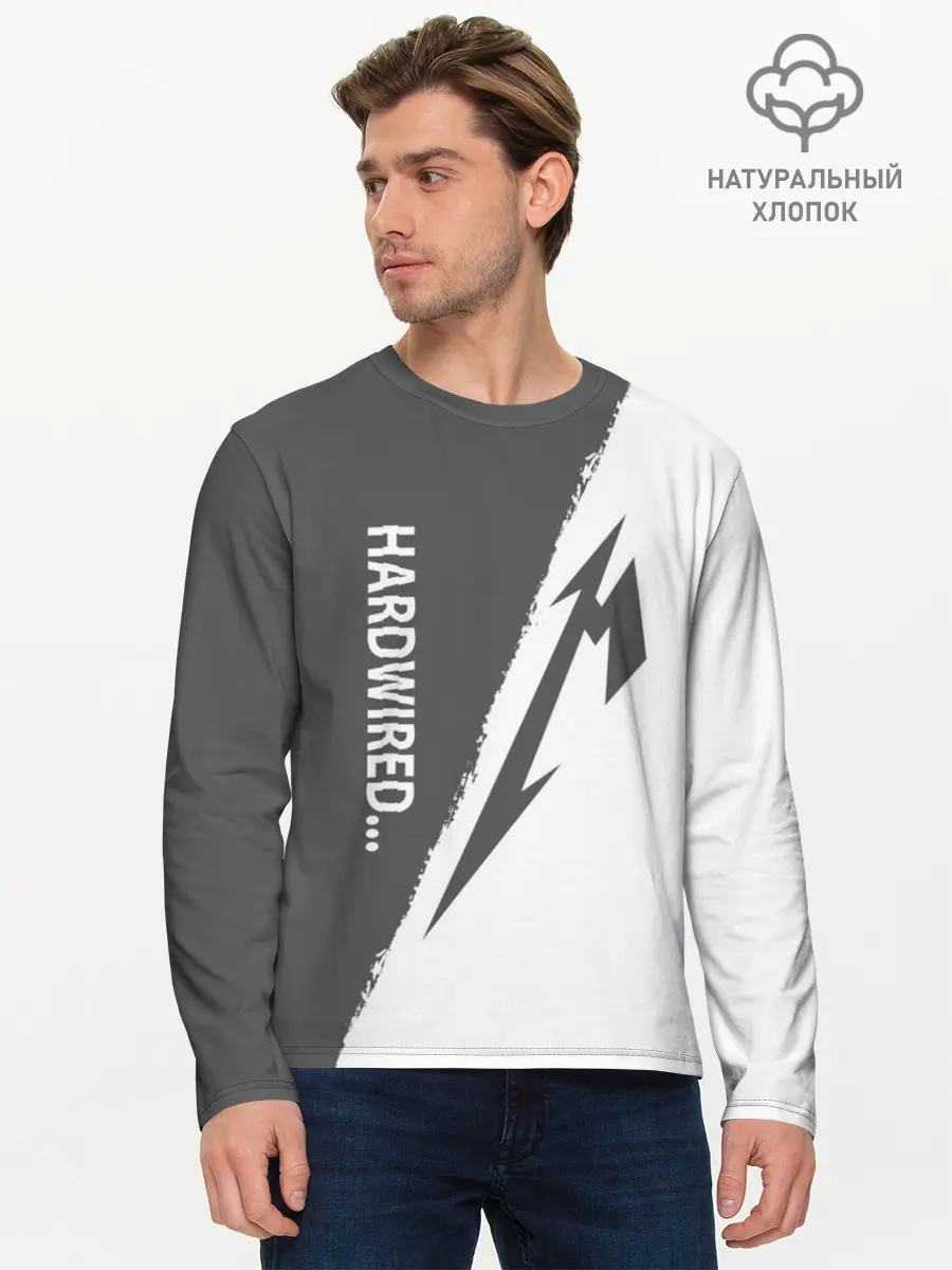 Мужской лонгслив базовый / Metallica (P007_P004ooo1838459, P004ooo1838459)