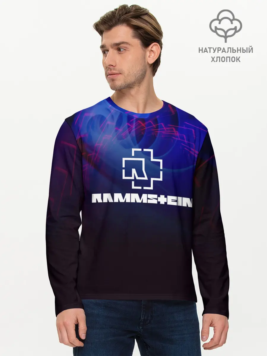 Мужской лонгслив базовый / Rammstein. (P007_P004ooo1841785, P004ooo1841785)