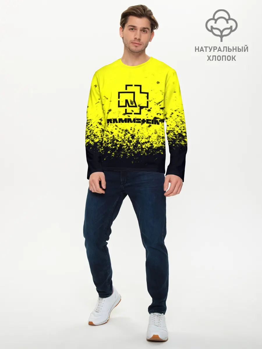 Мужской лонгслив базовый / Rammstein. (P007_P004ooo1841879, P004ooo1841879)