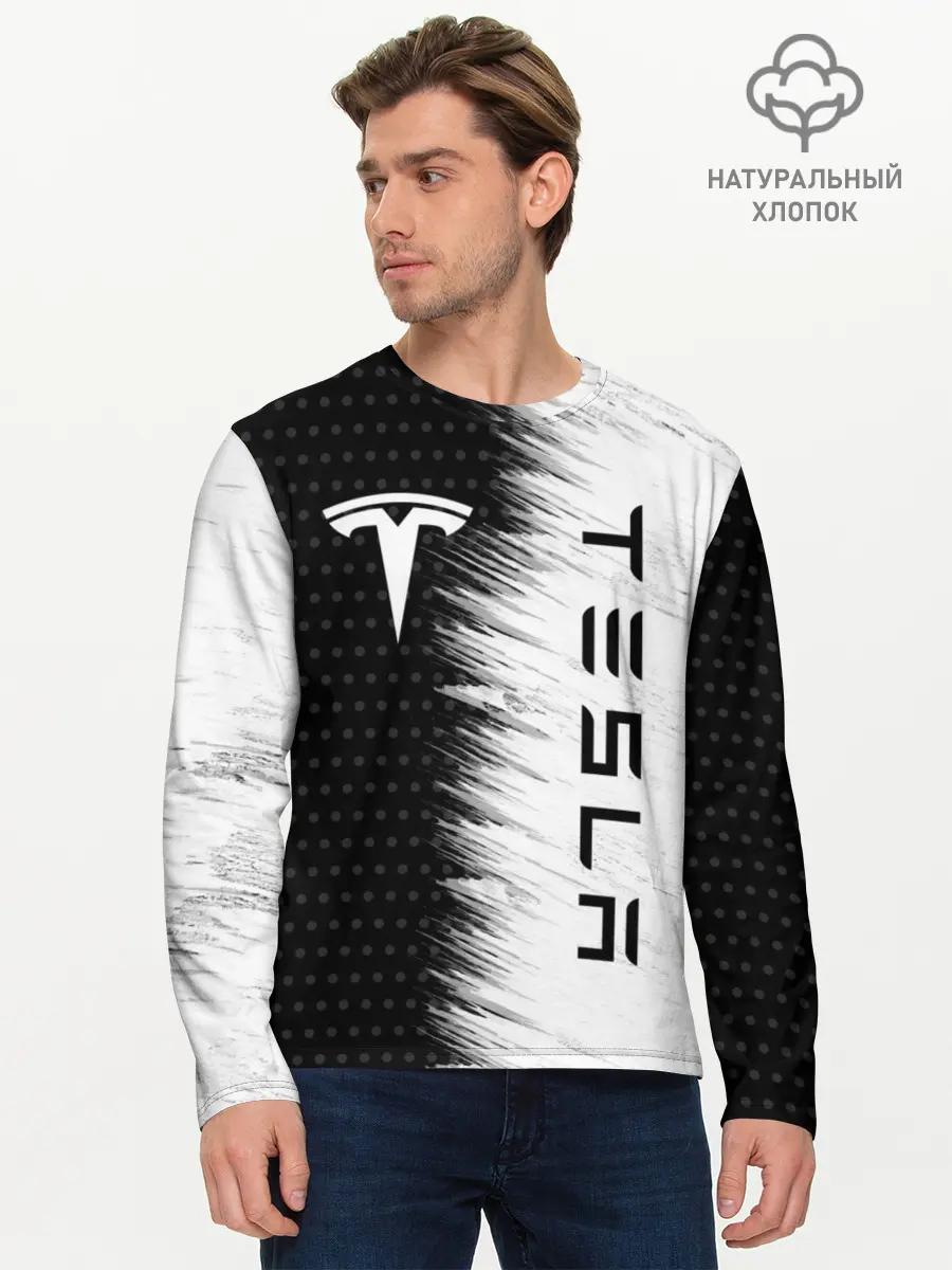 Мужской лонгслив базовый / TESLA (P007_P004ooo1842143, P004ooo1842143)