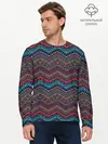 Мужской лонгслив базовый / Африканский Орнамент 2 (P007_P004ooo1840767, P004ooo1840767)
