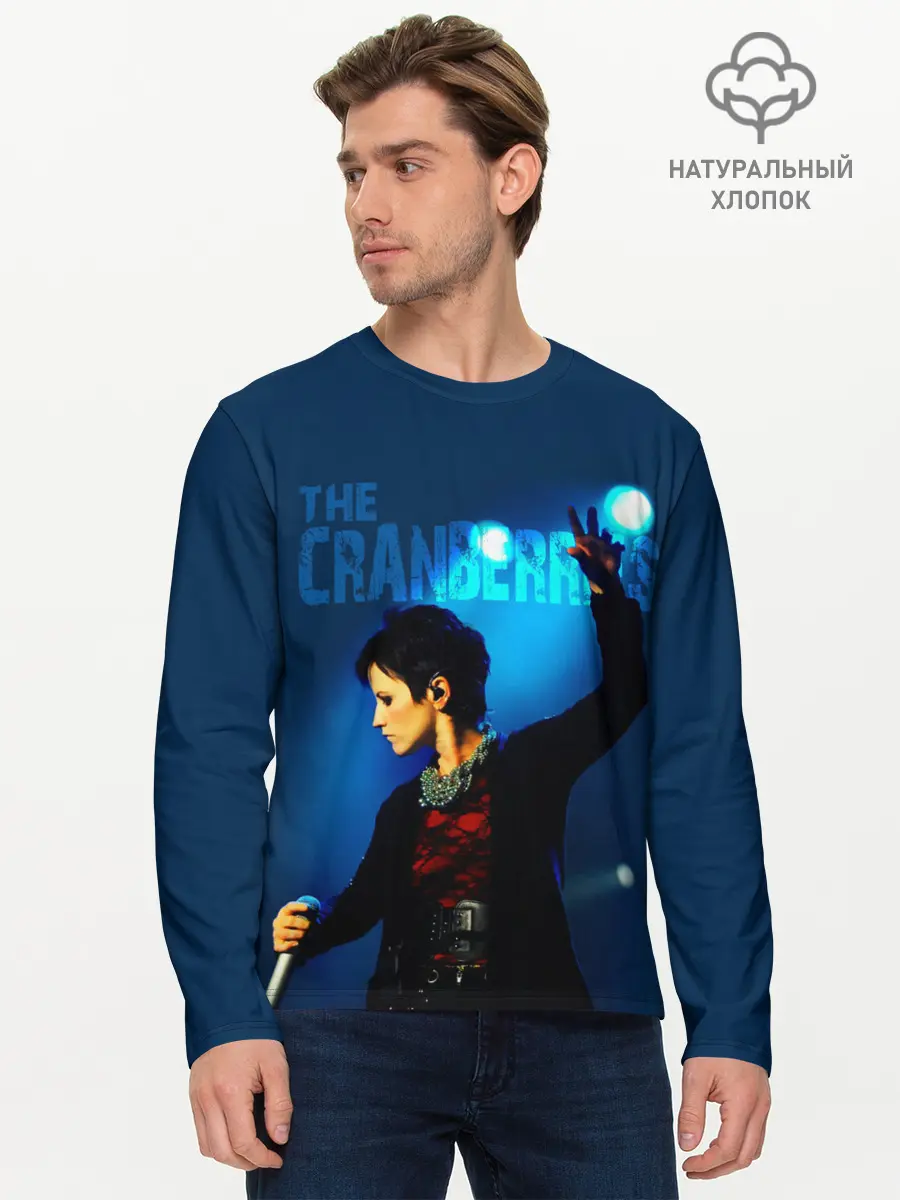 Мужской лонгслив базовый / The Cranberries (P007_P004ooo1840957, P004ooo1840957)