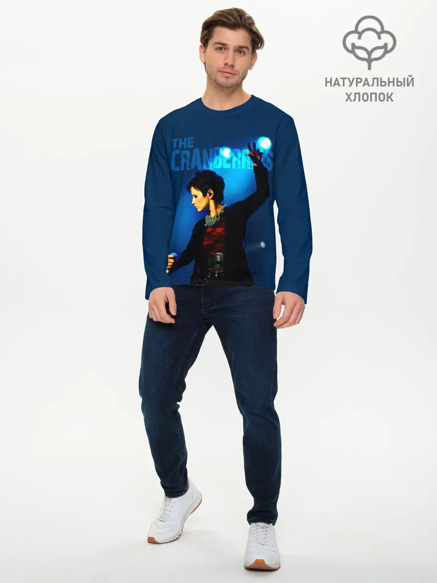 Мужской лонгслив базовый / The Cranberries (P007_P004ooo1840957, P004ooo1840957)