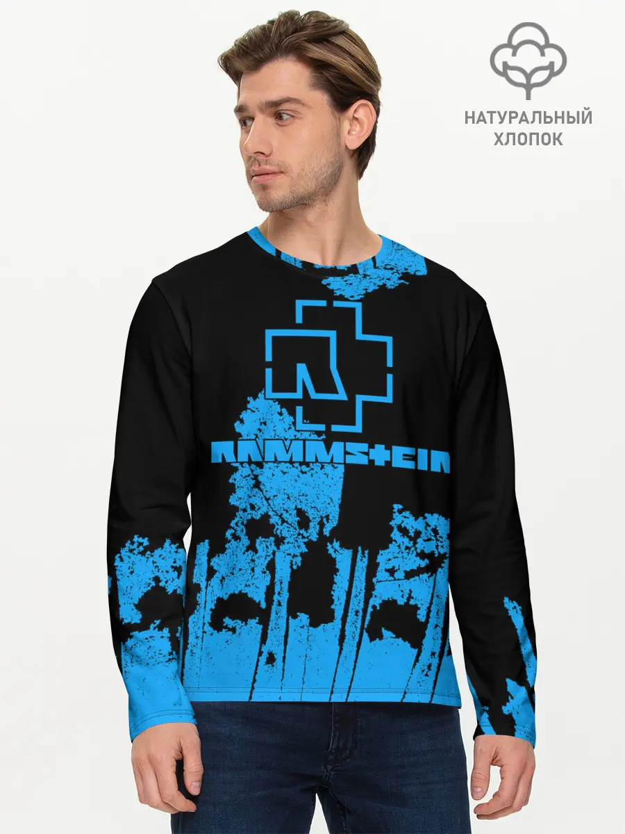 Мужской лонгслив базовый / Rammstein (P007_P004ooo1841205, P004ooo1841205)