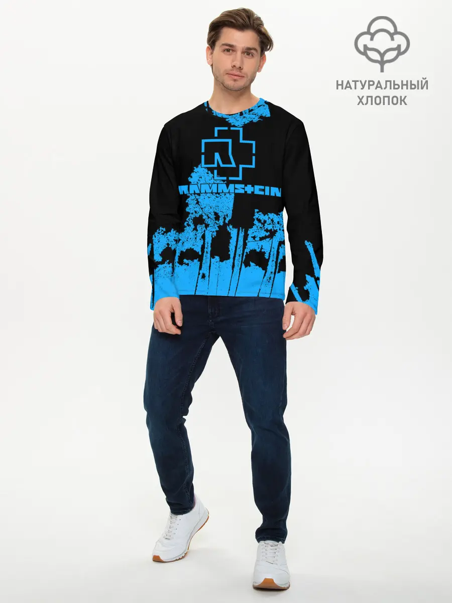 Мужской лонгслив базовый / Rammstein (P007_P004ooo1841205, P004ooo1841205)