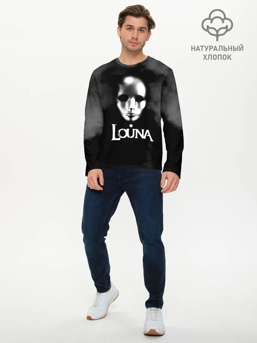 Мужской лонгслив базовый / Louna (P007_P004ooo1843993, P004ooo1843993)