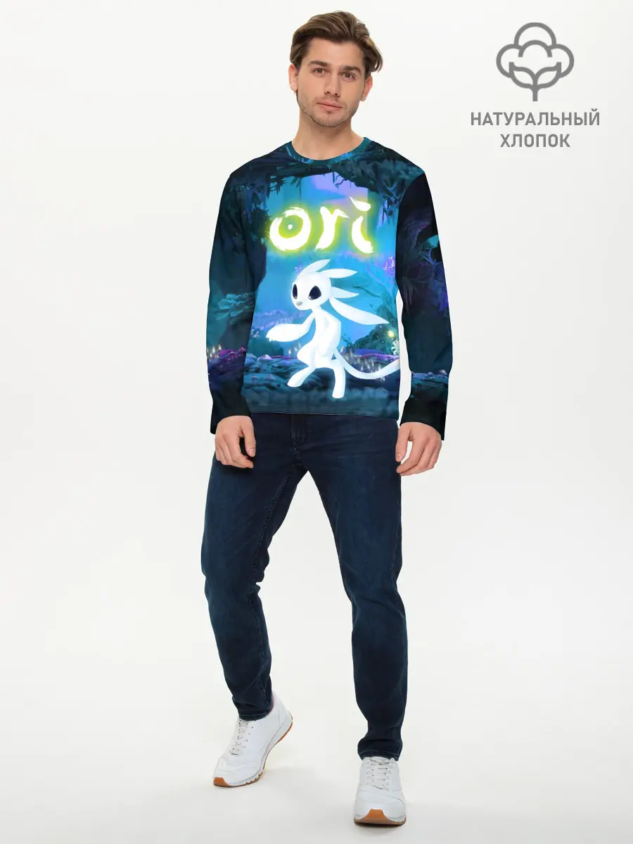 Мужской лонгслив базовый / ORI (P007_P004ooo1844019, P004ooo1844019)