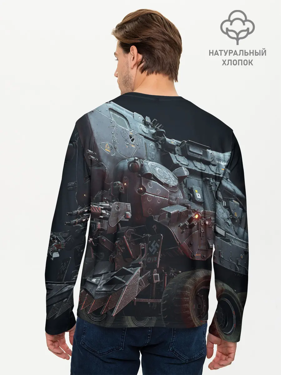 Мужской лонгслив базовый / Wolfenstein (P007_P004ooo1844539, P004ooo1844539)