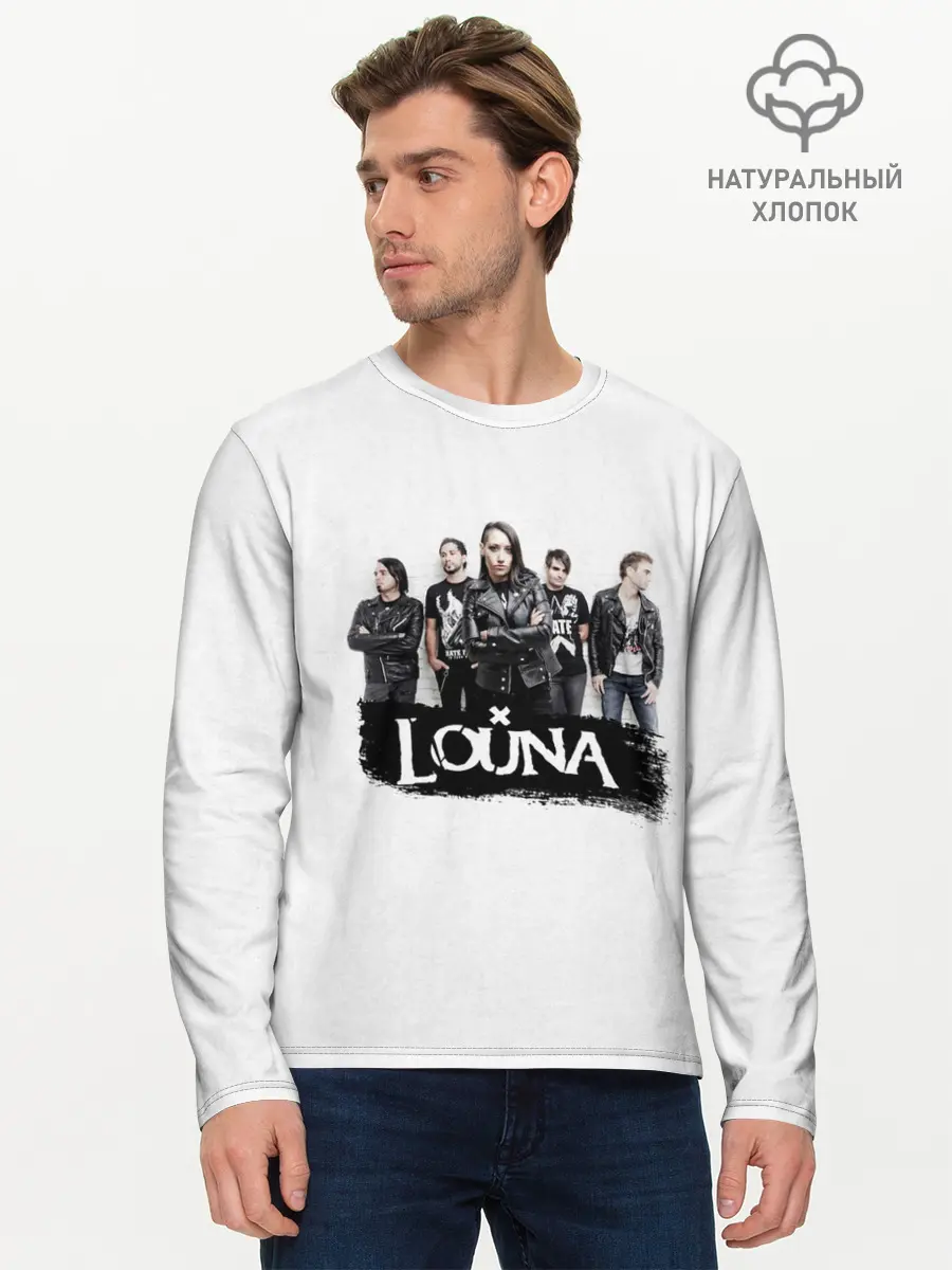 Мужской лонгслив базовый / Louna (P007_P004ooo1844441, P004ooo1844441)