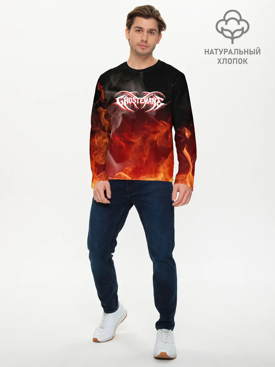 Мужской лонгслив базовый / GHOSTEMANE (P007_P004ooo1846289, P004ooo1846289)