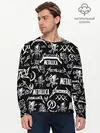 Мужской лонгслив базовый / METALLICA LOGOBOMBING (P007_P004ooo1849099, P004ooo1849099)