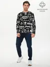 Мужской лонгслив базовый / METALLICA LOGOBOMBING (P007_P004ooo1849099, P004ooo1849099)