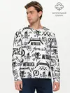 Мужской лонгслив базовый / METALLICA LOGOBOMBING (P007_P004ooo1849105, P004ooo1849105)