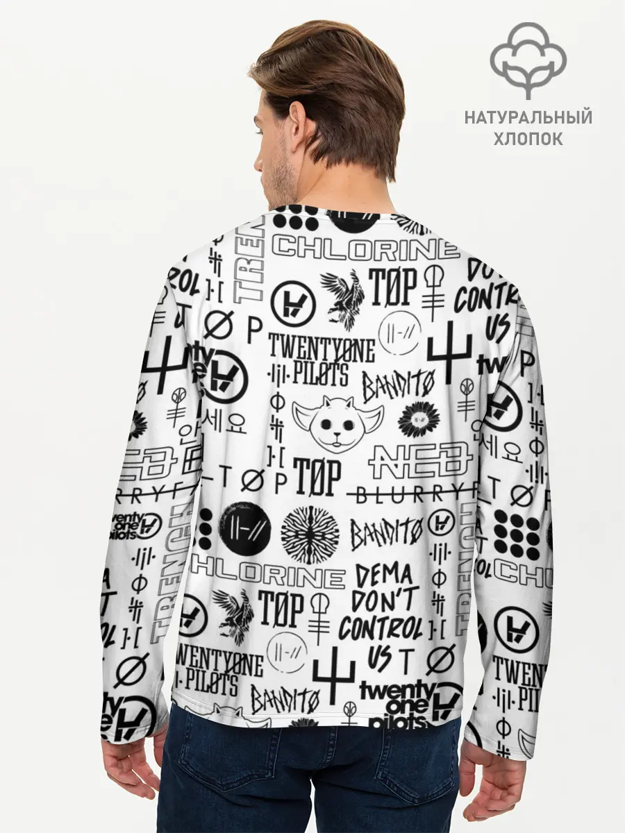 Мужской лонгслив базовый / TWENTY ONE PILOTS (P007_P004ooo1852299, P004ooo1852299)