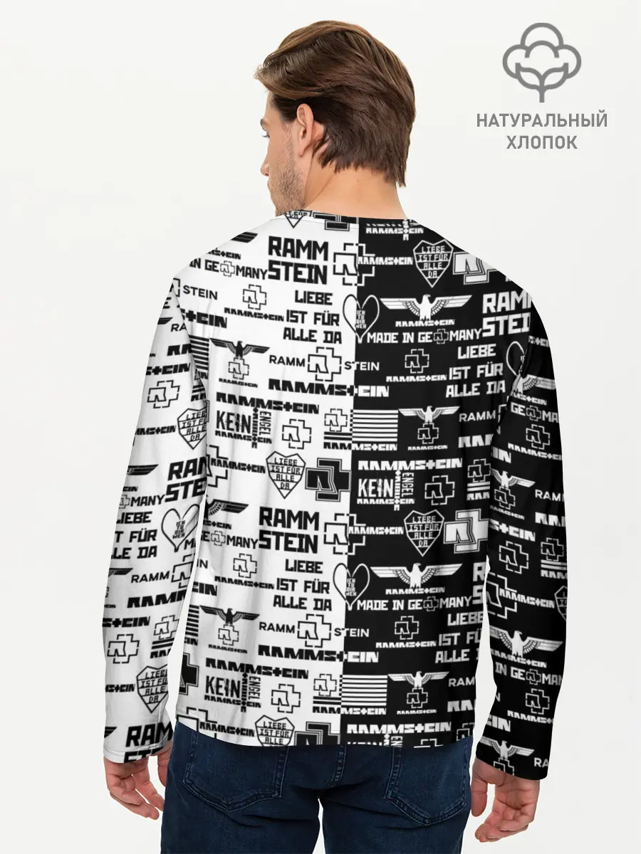 Мужской лонгслив базовый / RAMMSTEIN (P007_P004ooo1851861, P004ooo1851861)