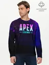 Мужской лонгслив базовый / Apex Legends. Neon logo (P007_P004ooo1851625, P004ooo1851625)