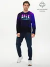 Мужской лонгслив базовый / Apex Legends. Neon logo (P007_P004ooo1851625, P004ooo1851625)