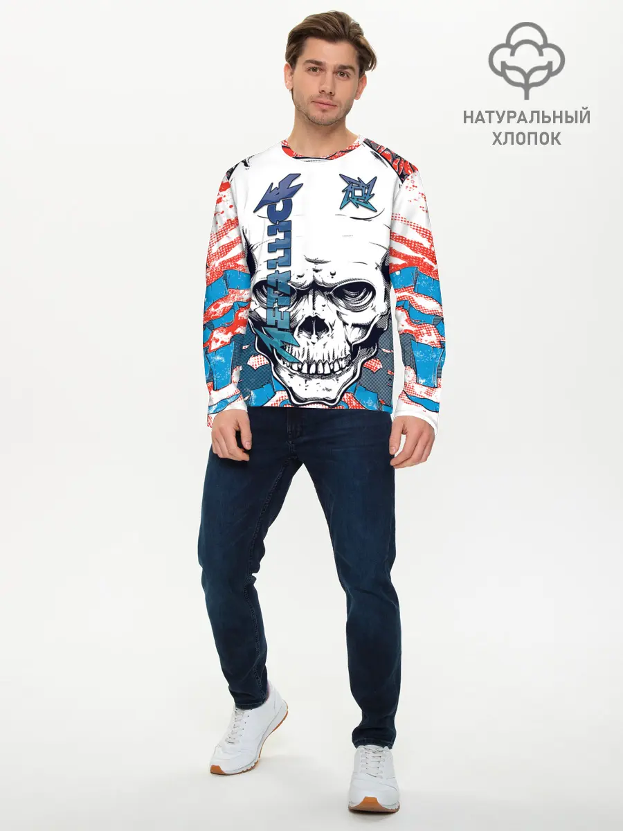 Мужской лонгслив базовый / METALLICA | МЕТАЛЛИКА (P007_P004ooo1853729, P004ooo1853729)