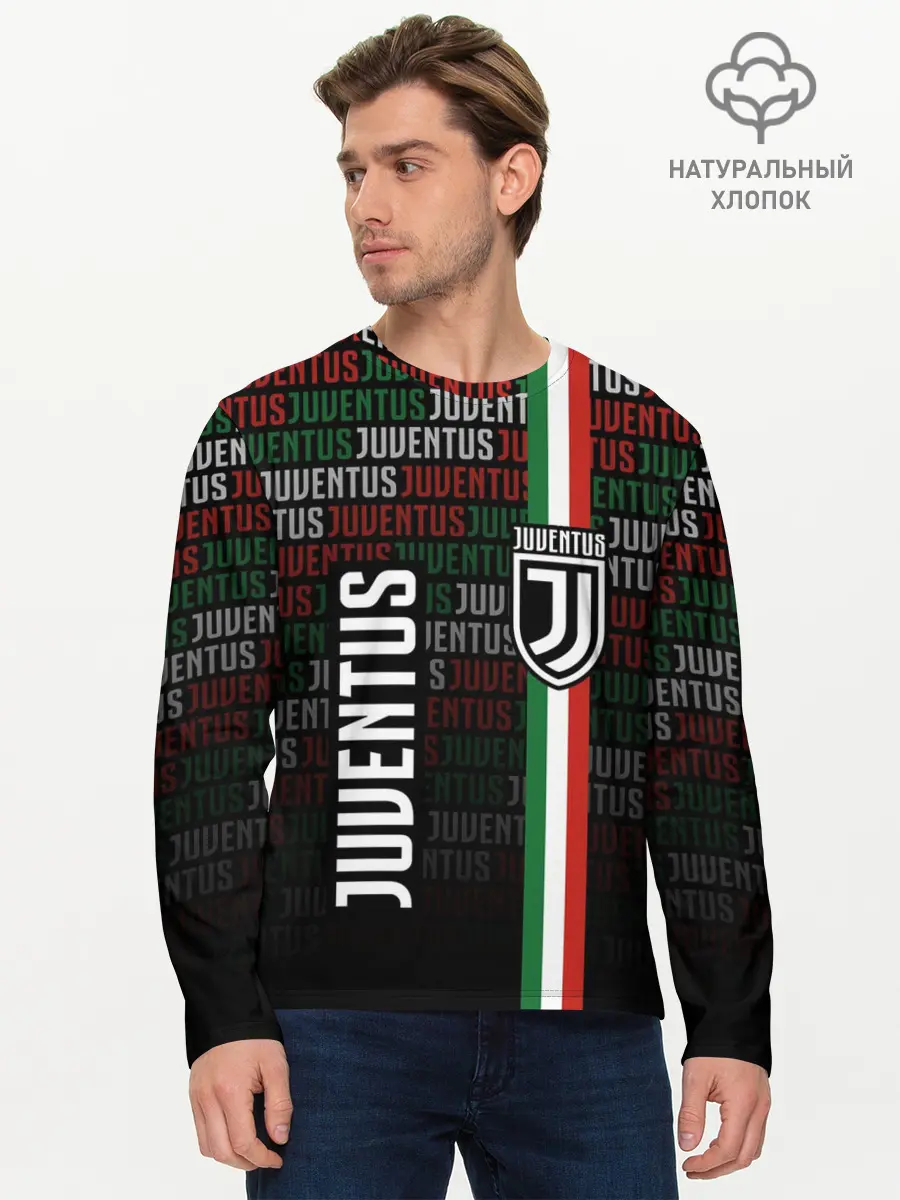 Мужской лонгслив базовый / JUVENTUS (P007_P004ooo1854477, P004ooo1854477)