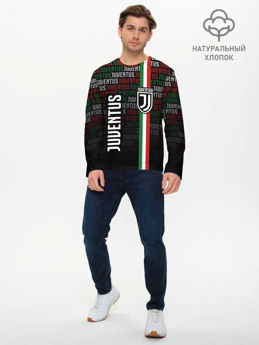 Мужской лонгслив базовый / JUVENTUS (P007_P004ooo1854477, P004ooo1854477)