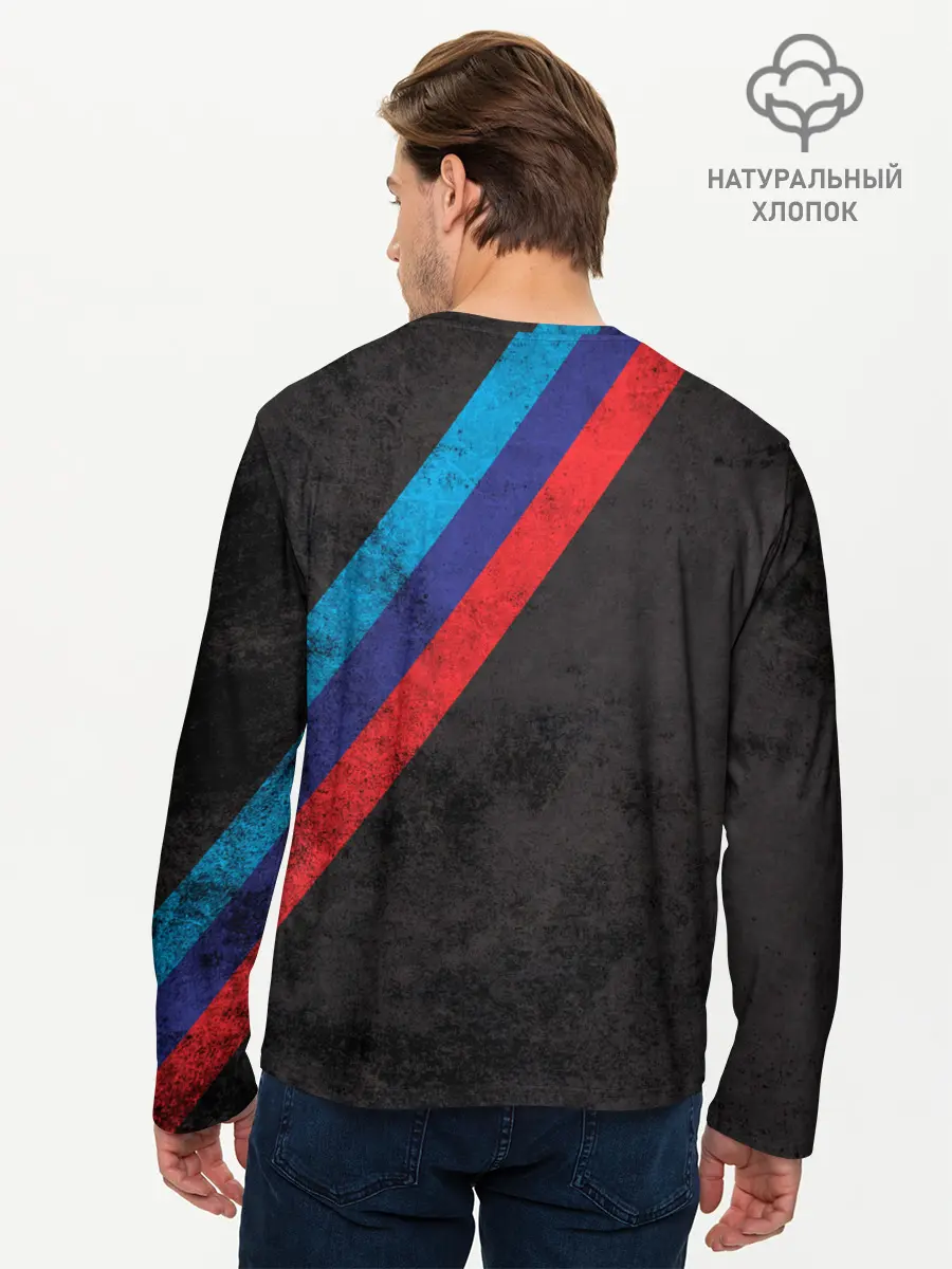 Мужской лонгслив базовый / BMW (P007_P004ooo1852645, P004ooo1852645)