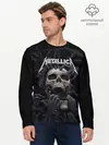 Мужской лонгслив базовый / Metallica (P007_P004ooo1856575, P004ooo1856575)