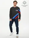 Мужской лонгслив базовый / BMW КАРБОН (P007_P004ooo1860721, P004ooo1860721)