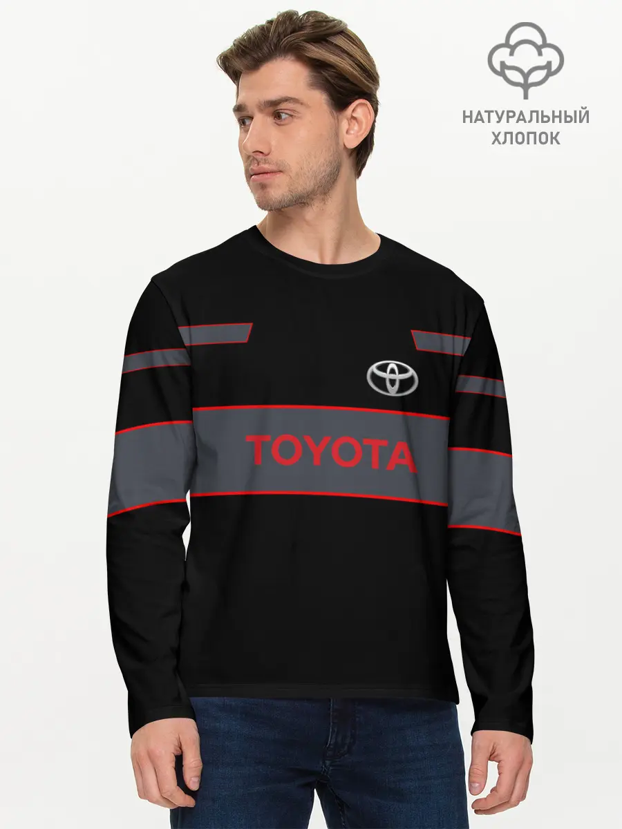 Мужской лонгслив базовый / Toyota (P007_P004ooo1860841, P004ooo1860841)