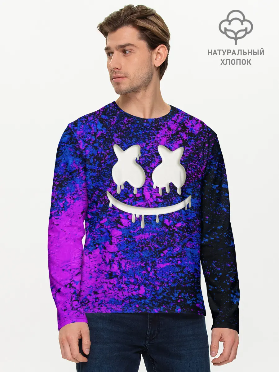 Мужской лонгслив базовый / MARSHMELLO (P007_P004ooo1861449, P004ooo1861449)
