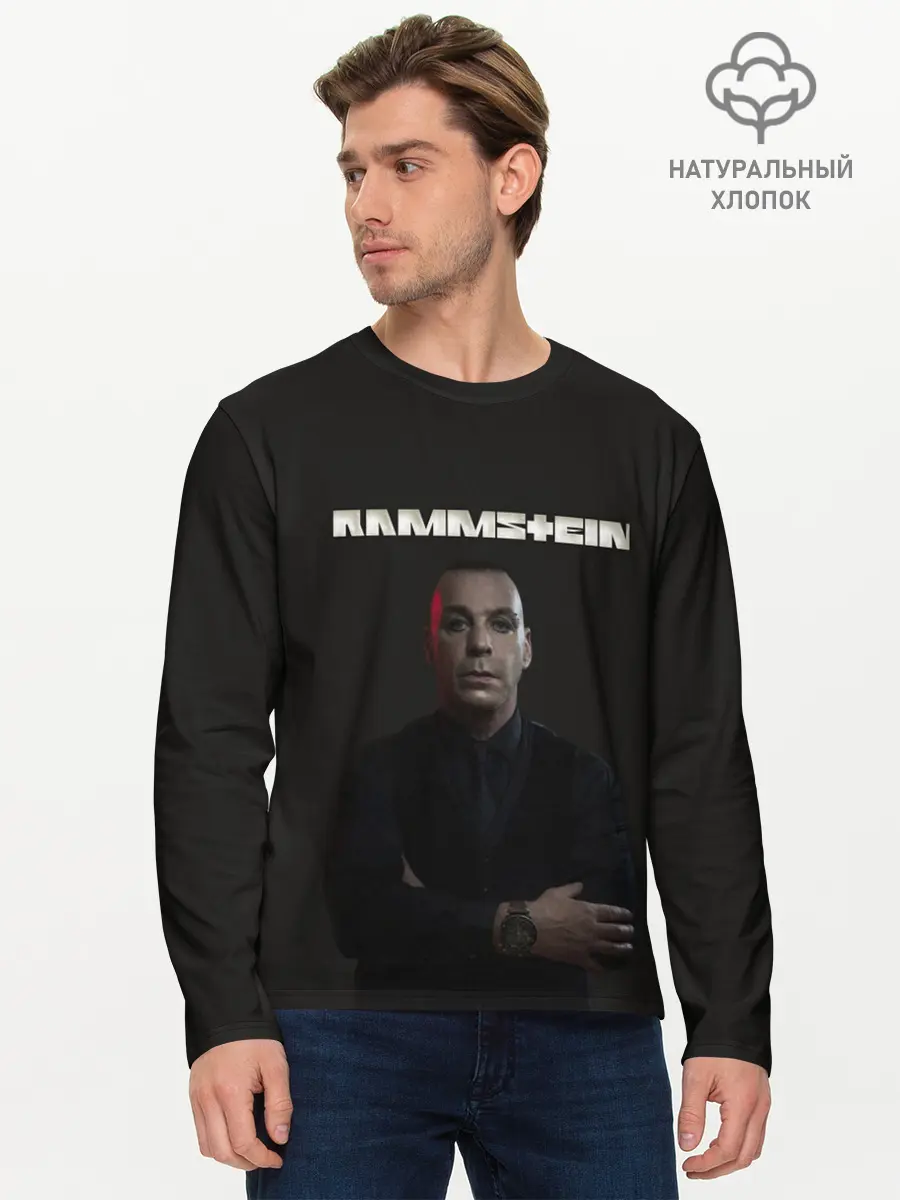 Мужской лонгслив базовый / Rammstein (P007_P004ooo1860619, P004ooo1860619)