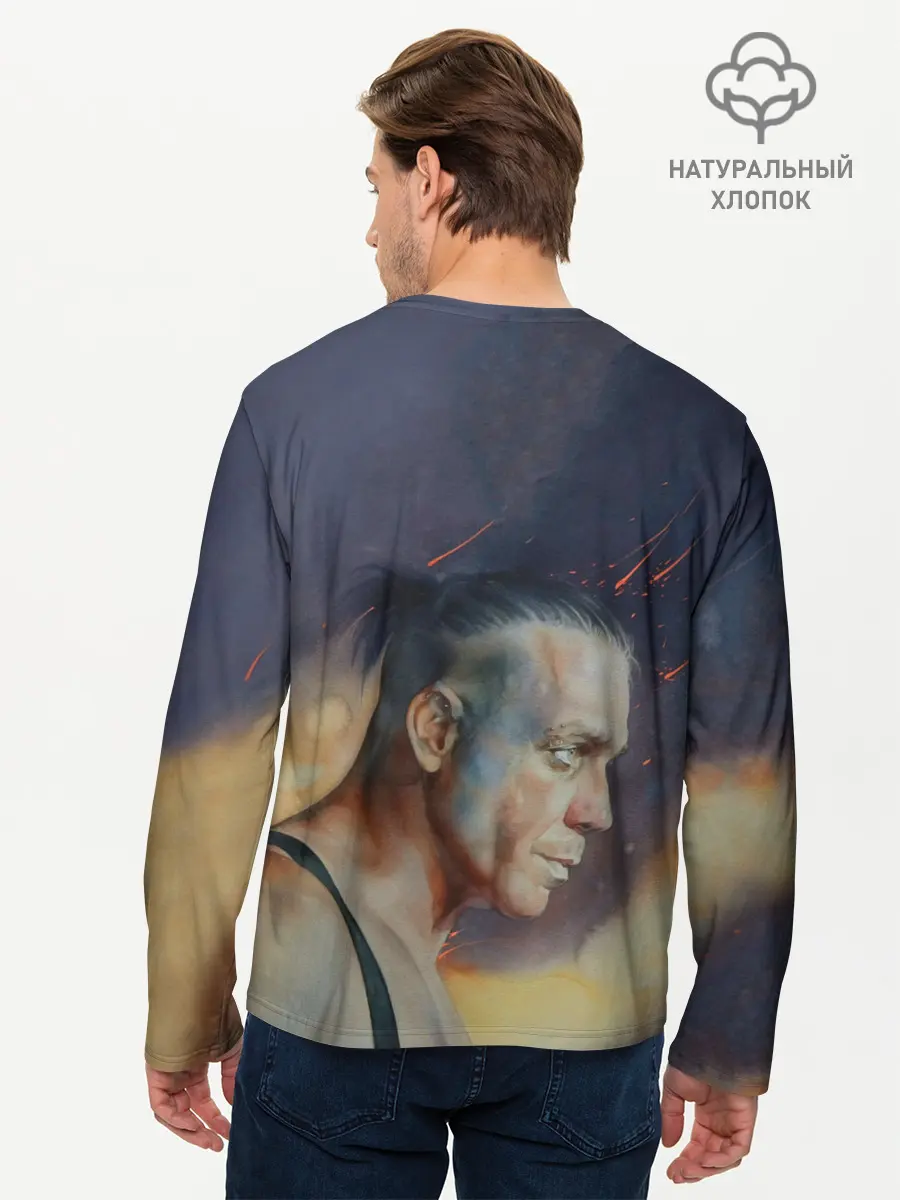 Мужской лонгслив базовый / Rammstein (P007_P004ooo1860621, P004ooo1860621)