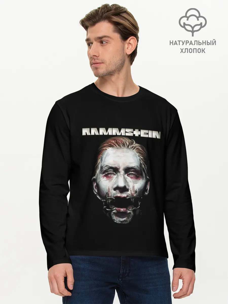 Мужской лонгслив базовый / Rammstein (P007_P004ooo1860643, P004ooo1860643)