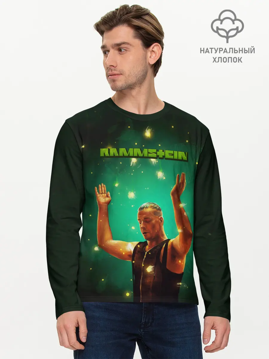 Мужской лонгслив базовый / Rammstein (P007_P004ooo1860661, P004ooo1860661)