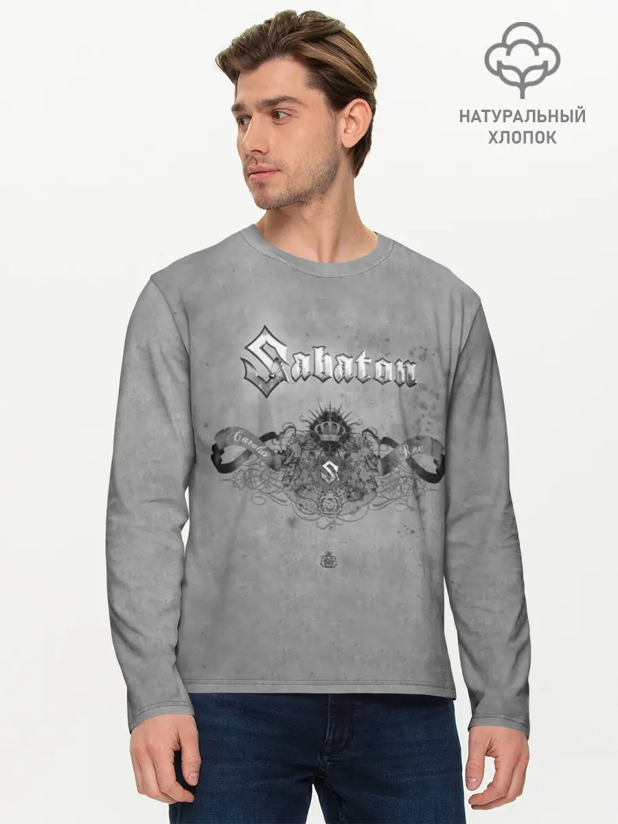 Мужской лонгслив базовый / Sabaton (P007_P004ooo1862347, P004ooo1862347)