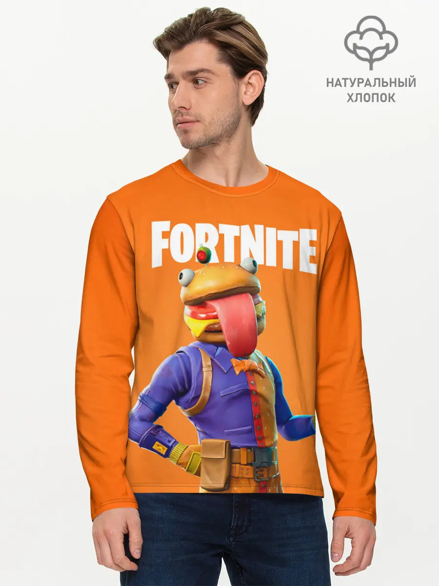 Мужской лонгслив базовый / Fortnite (P007_P004ooo1862461, P004ooo1862461)