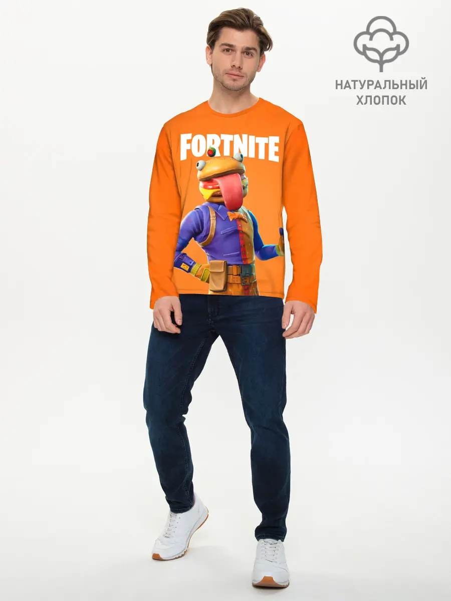 Мужской лонгслив базовый / Fortnite (P007_P004ooo1862461, P004ooo1862461)