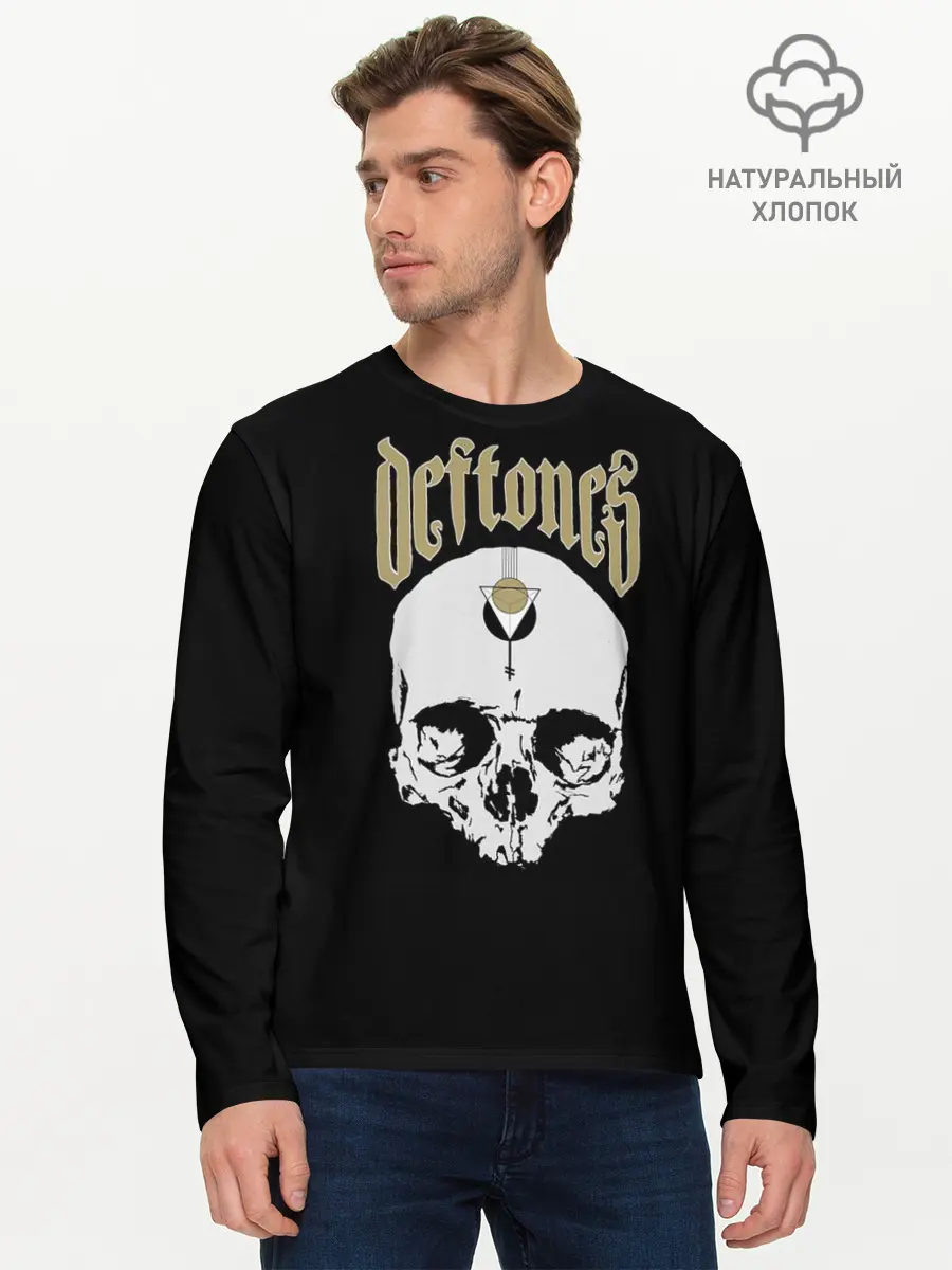 Мужской лонгслив базовый / DEFTONES (P007_P004ooo1861509, P004ooo1861509)