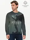 Мужской лонгслив базовый / Within Temptation RESIST (P007_P004ooo1861805, P004ooo1861805)
