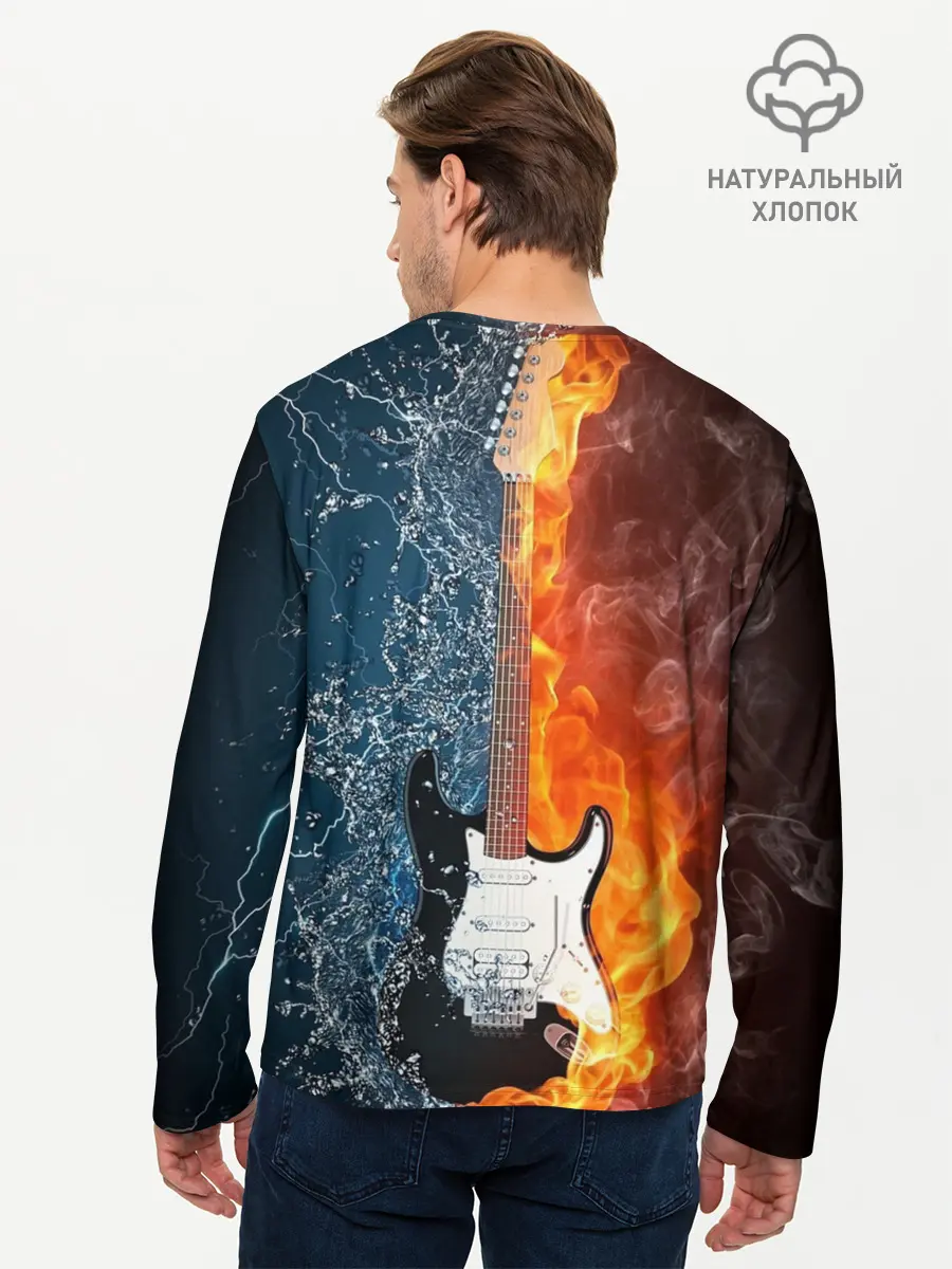 Мужской лонгслив базовый / Metallica (P007_P004ooo1862085, P004ooo1862085)