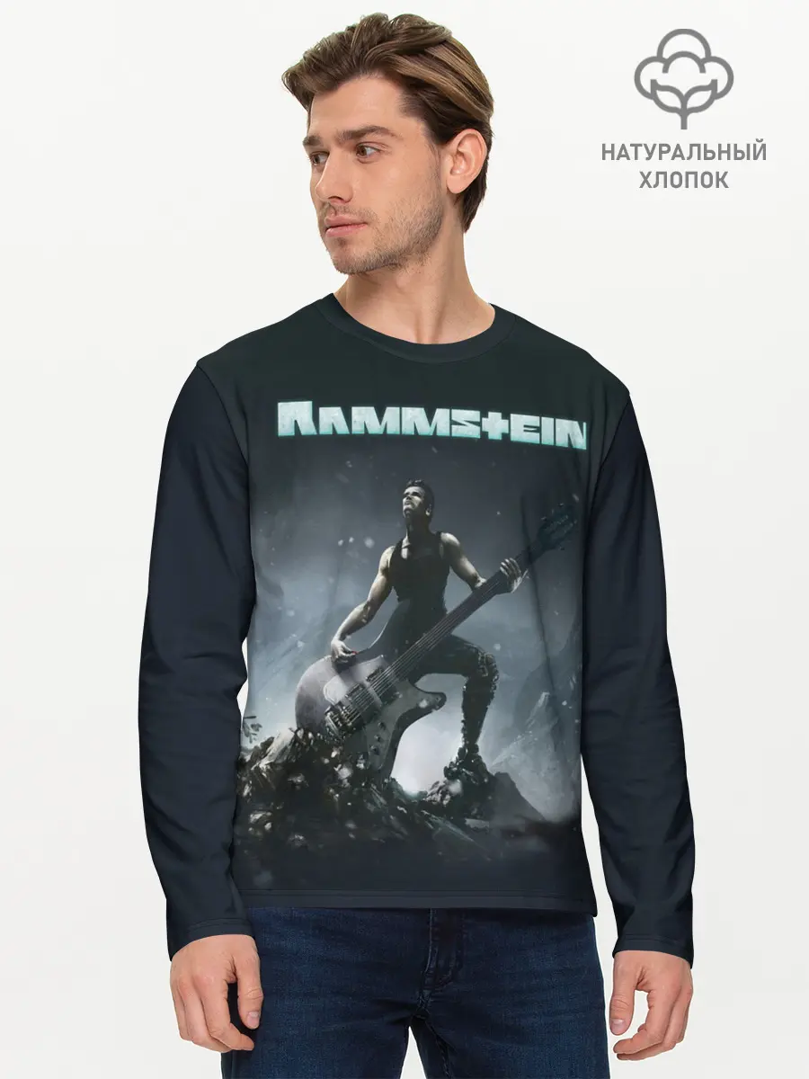 Мужской лонгслив базовый / Rammstein (P007_P004ooo1862119, P004ooo1862119)