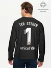 Мужской лонгслив базовый / Ter Stegen away gk 19-20 (P007_P004ooo1863965, P004ooo1863965)